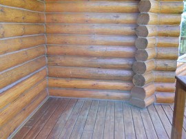 cabin logs chinked